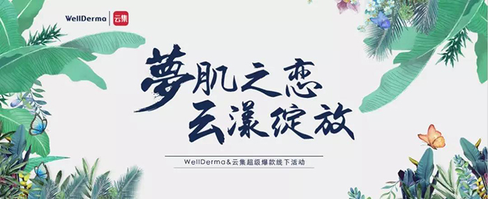 夢肌之戀，云漾綻放——WellDerma夢蝸2019新品發(fā)布會-會議會展活動策劃案例-杭州伍方會議服務有限公司